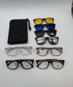 عینک چندکاوره مغناطیسی با کاورهای رنگی