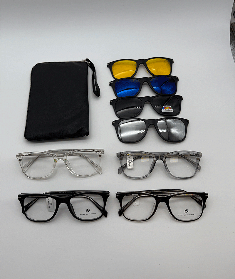 IMG_20251112_102909_453 عینک چندکاوره مغناطیسی با کاورهای رنگی