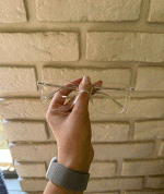 عینک فریم کائوچویی زاویه دار چندکا.ره مغناطیسی      010102760 - Image 4