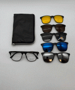 عینک چندکاوره مغناطیسی با کاورهای رنگی وفریم سبک TR90