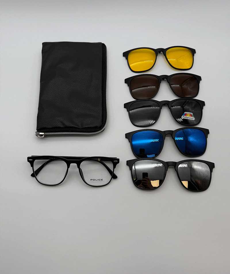 IMG_20251112_102915_209 عینک چندکاوره مغناطیسی با کاورهای رنگی وفریم سبک TR90