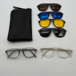 عینک چندکاوره مغناطیسی با کاورهای رنگی