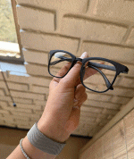 عینک فریم کائوچویی زاویه دار چندکاوره مفناطیسی TR90 کد 010102764 - Image 2