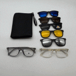 عینک چندکاوره مغناطیسی با کاورهای رنگی