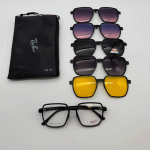 عینک چندکاوره مغناطیسی با کاورهای رنگی و فریم سبک TR90