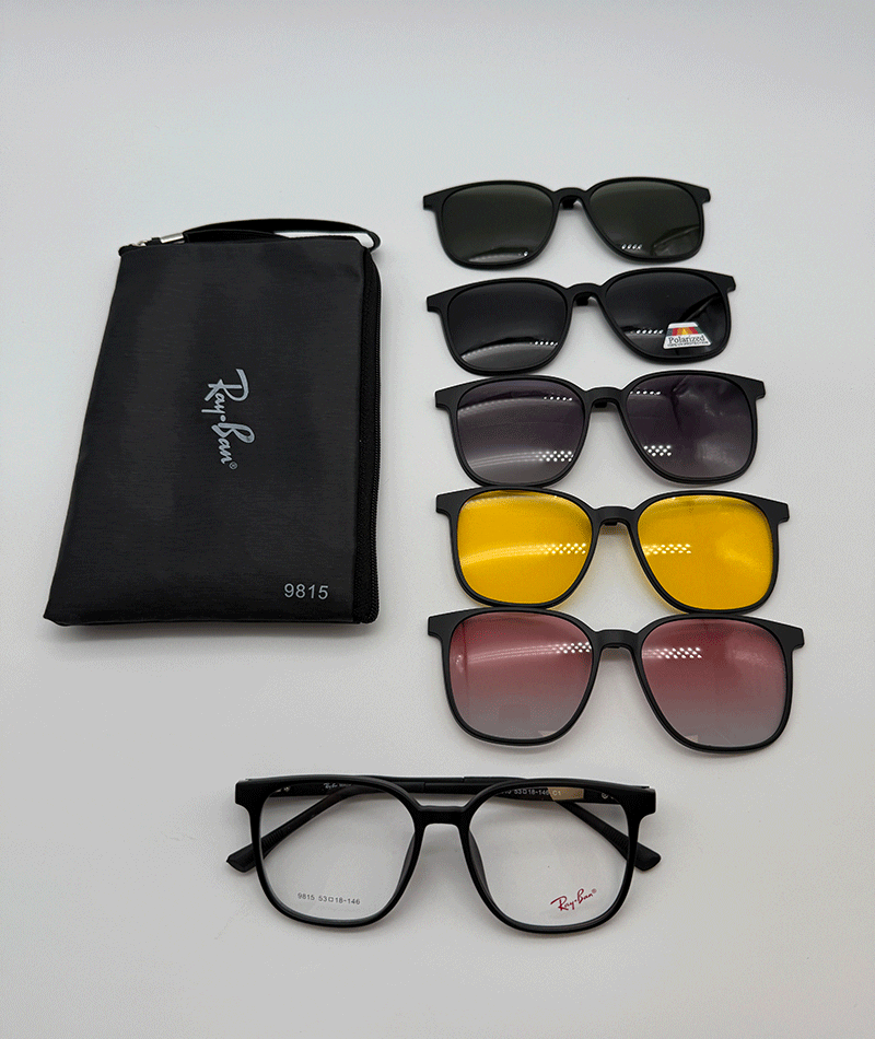 IMG_20251112_102925_928 عینک چندکاوره مغناطیسی با کاورهای رنگی و فریم سبک TR90