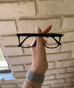 عینک فریم کائوچویی زاویه دار چندکاوره مغناطیسی TR90 کد 010102770 - Image 3