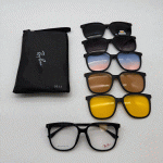 عینک چندکاوره مغناطیسی با کاورهای رنگی و فریم سبک TR90