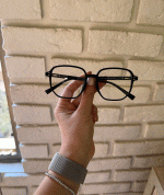 عینک فریم کائوچویی زاویه دار چندکاوره مغناطیسی TR90 کد 010102771 - Image 2