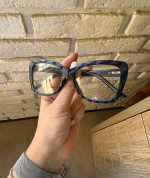 عینک فریم کائوچویی گربه ای چندکاوره مغناطیسی TR90 کد 010102773 - Image 3