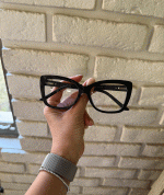 عینک فریم کائوچویی گربه ای چندکاوره مغناطیسی TR90 کد 010102773 - Image 2