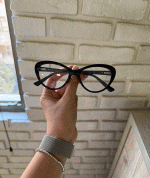 عینک فریم کائوچویی گربه ای چندکاوره مغناطیسی TR90 کد 010102774 - Image 2