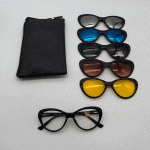 عیک چندکاوره مغناطیسی با کاورهای رنگی و فریم سبک TR90