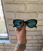 عینک فریم کائوچویی گربه ای چندکاوره مغناطیسی TR90 کد 010102774 - Image 5