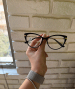 عینک فریم کائوچویی گربه ای چندکاوره مغناطیسی TR90 کد10102766 - Image 2