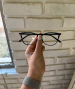 عینک فریم کائوچویی گربه ای چندکاوره مغناطیسی TR90 کد 010102775 - Image 3