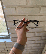 عینک فریم کائوچویی گربه ای چندکاوره مغناطیسی TR90 کد 010102775 - Image 6