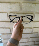 عینک فریم کائوچویی گربه ای چندکاوره مغناطیسی TR90 کد10102766 - Image 3