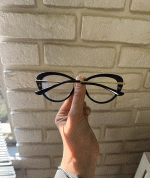 عینک فریم کائوچویی گربه ای چندکاوره مغناطیسی TR90 کد 010102778 - Image 3