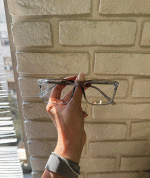 عینک فریم کائوچویی مستطیلی چندکاوره مغناطیسی  010102779 - Image 6