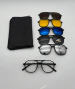 عینک چندکاوره مغناطیسی با کاورهای رنگی و فریم سبک TR90