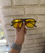 عینک فریم کائوچویی دوپل زاویه دار چندکاوره مغناطیسی TR90 کد 010102763 - Image 4